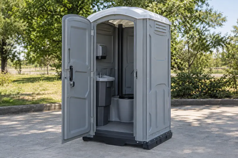 Portable sanitation option for rental planning